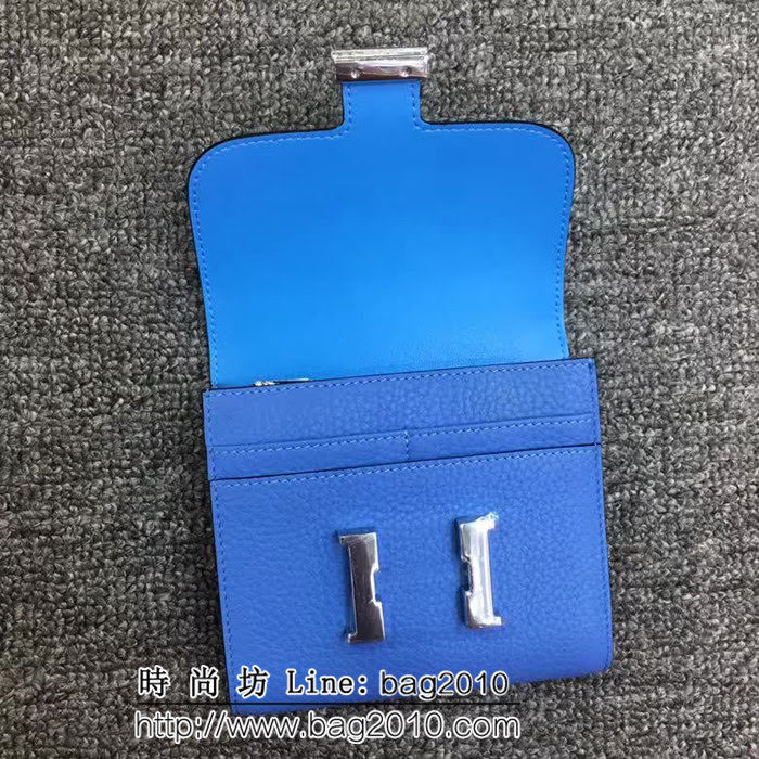 HERMES愛馬仕 H扣短款 togo皮錢包 迷你康康 空姐短錢包 JD1085